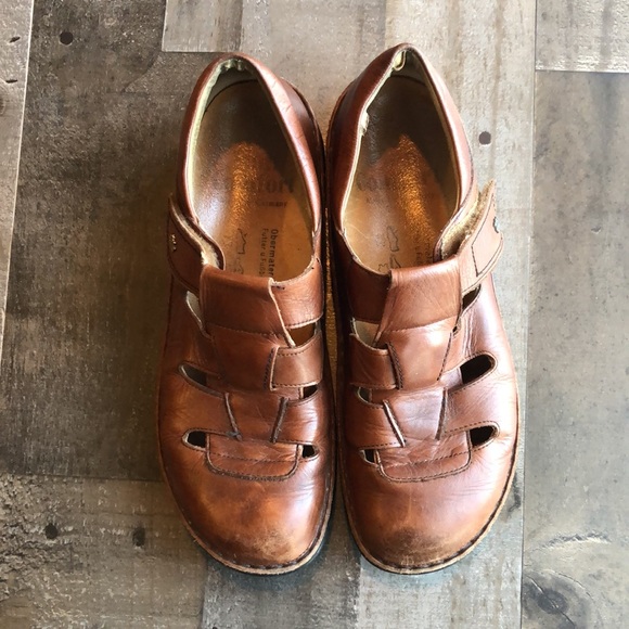 Finn Comfort brown leather shoes - Picture 2 of 11